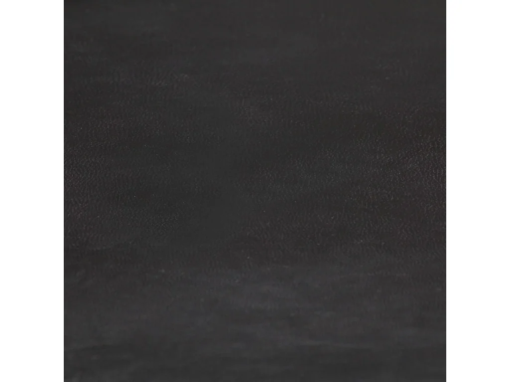 Barhocker 2 Stk. Schwarz Echtleder