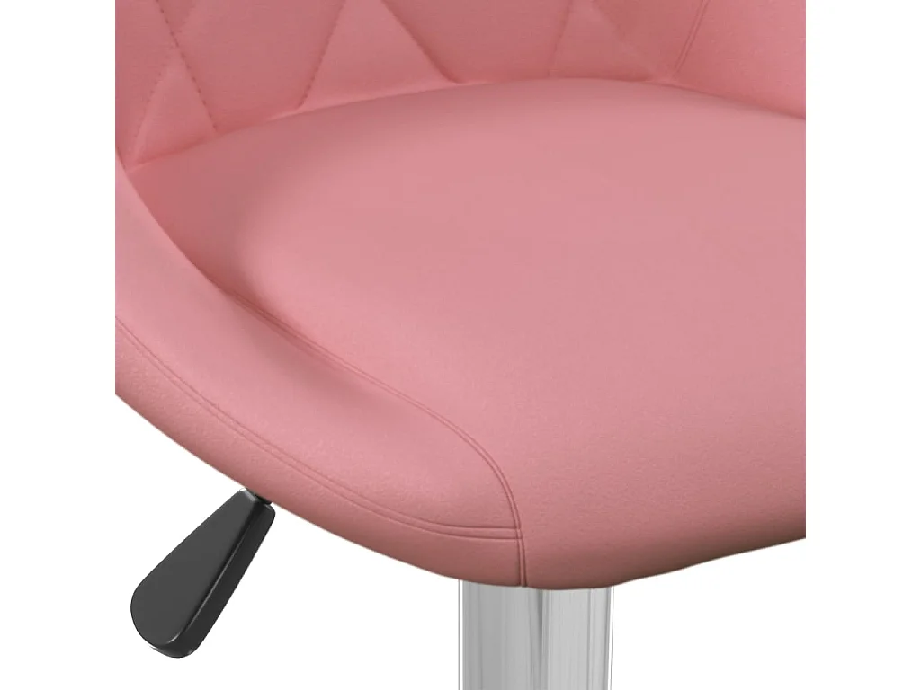 Barhocker 2 Stk. Rosa Samt