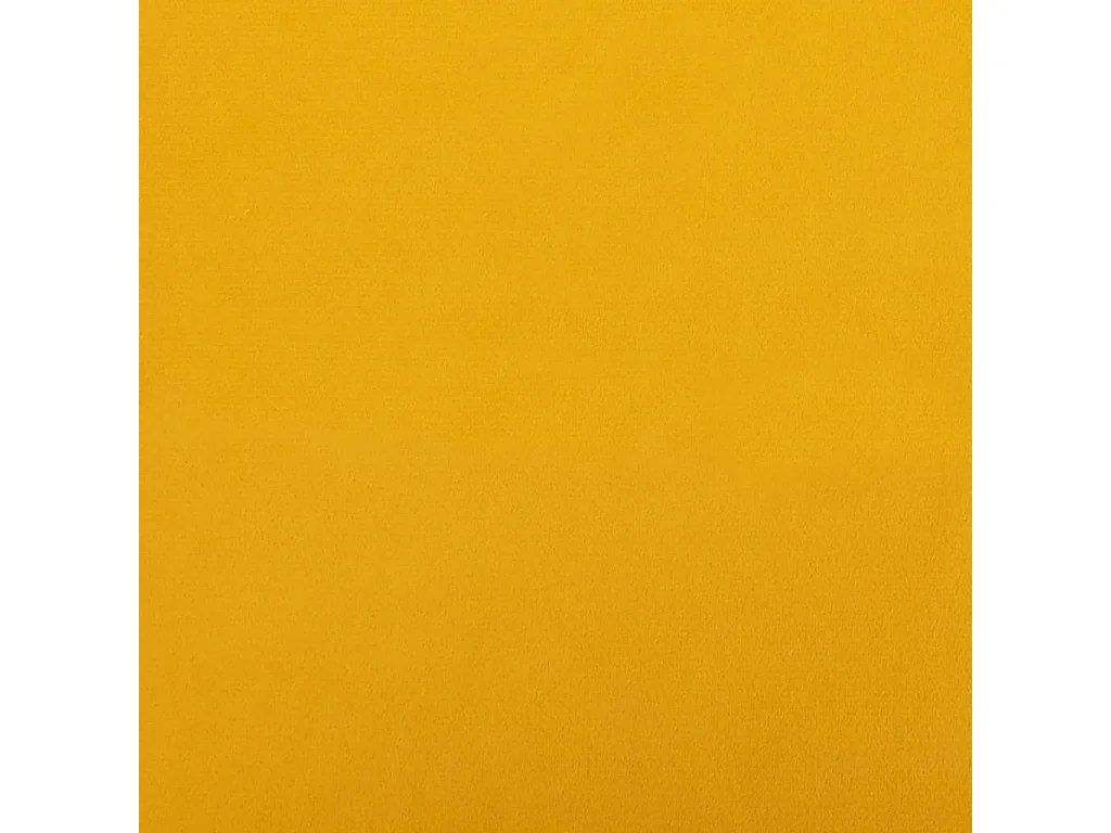 Tabourets de bar lot de 2 Jaune Velours