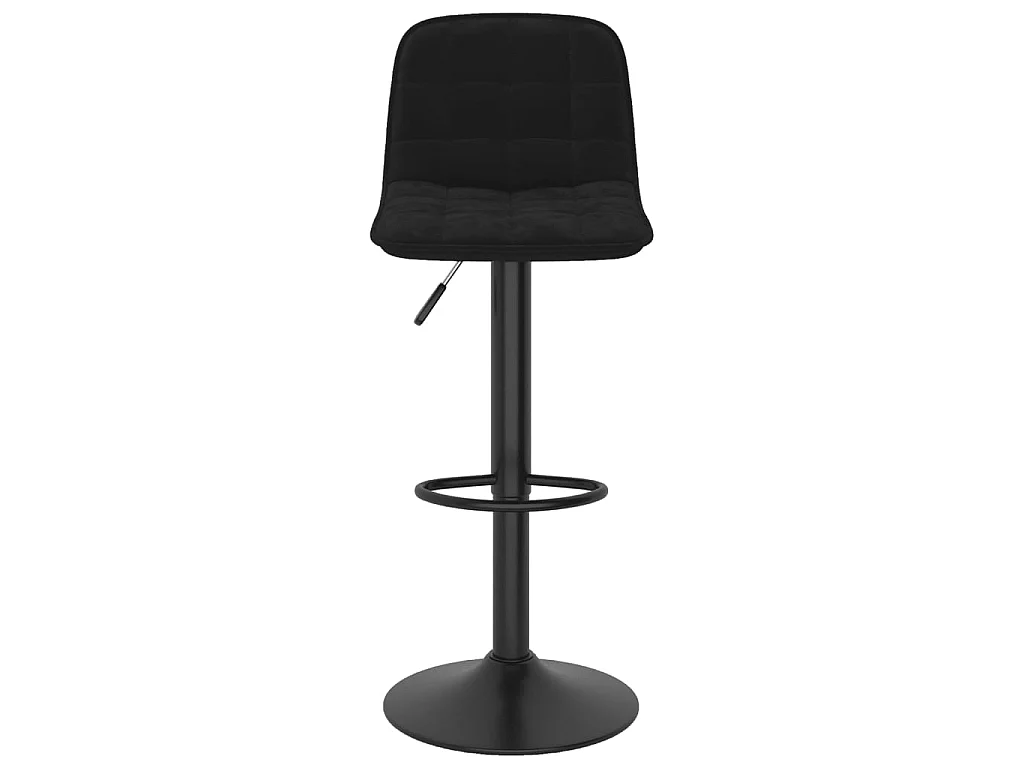 Barhocker 2 Stk. Schwarz Samt