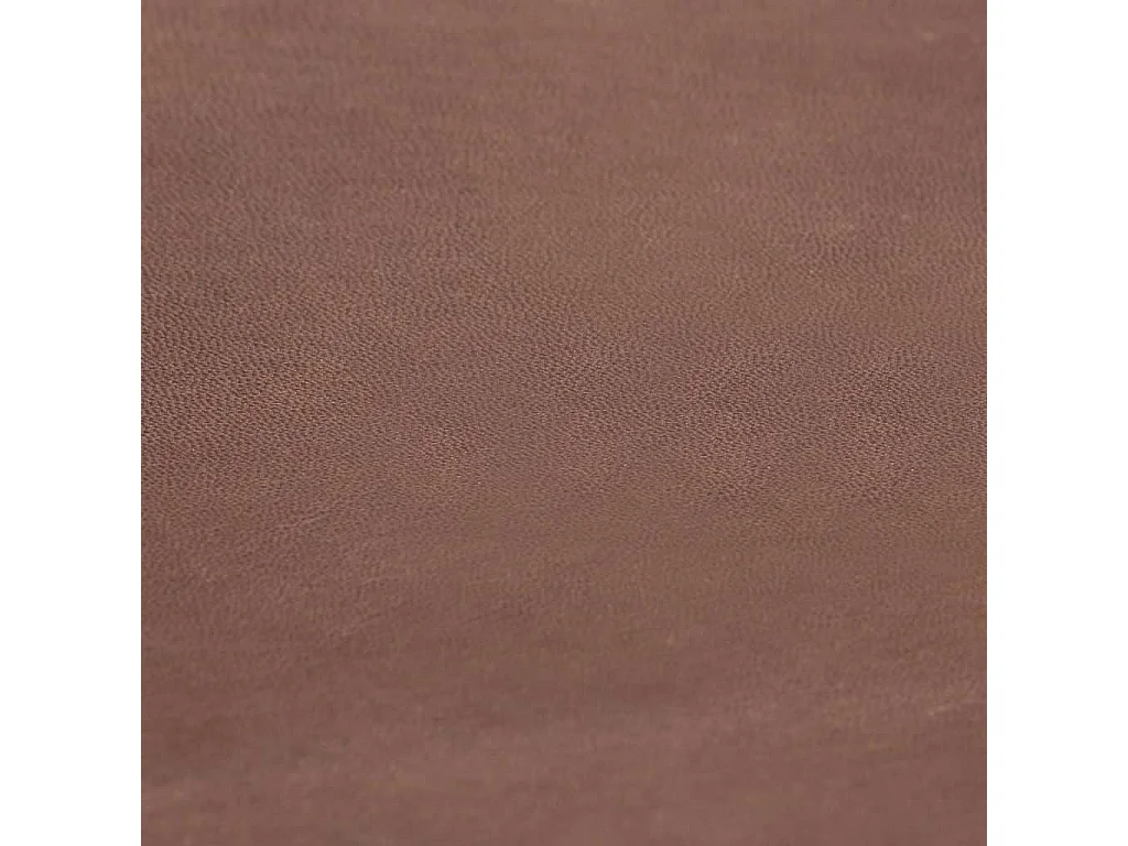 Tabourets de bar lot de 2 marron cuir véritable