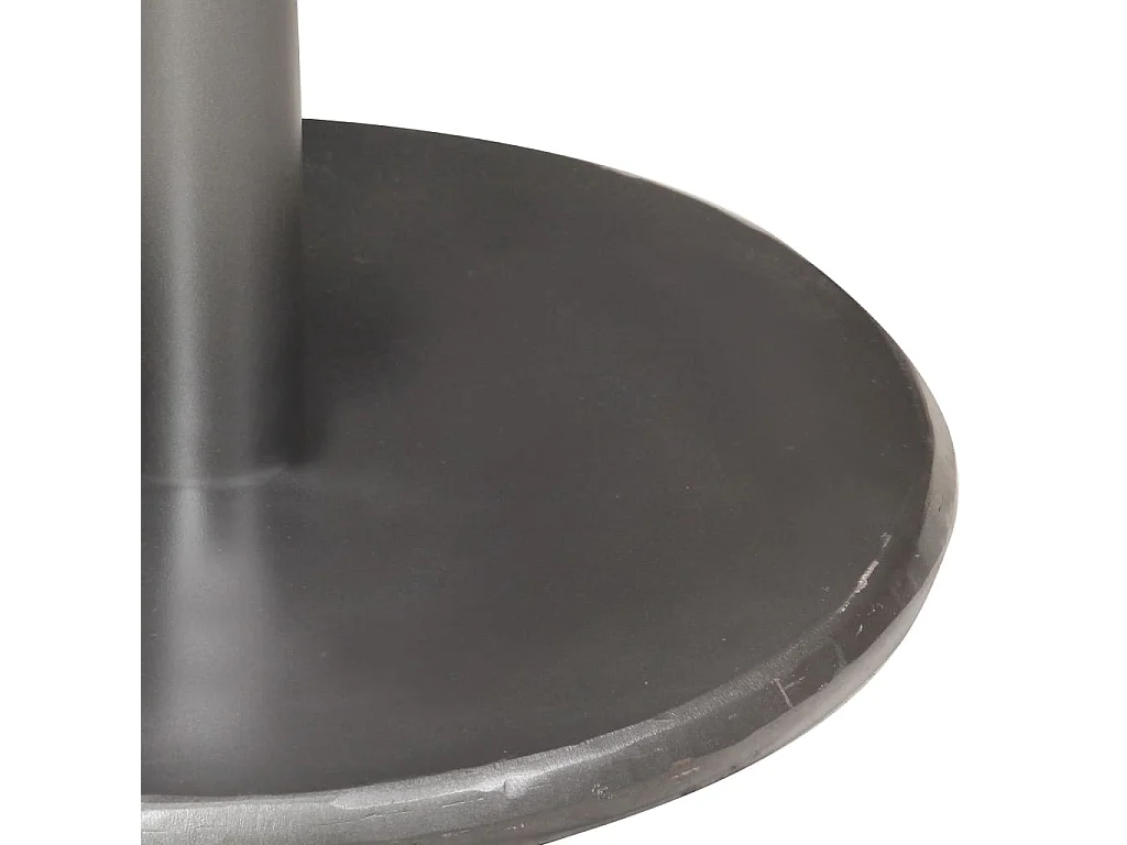 Tabourets de bar lot de 2 marron cuir véritable