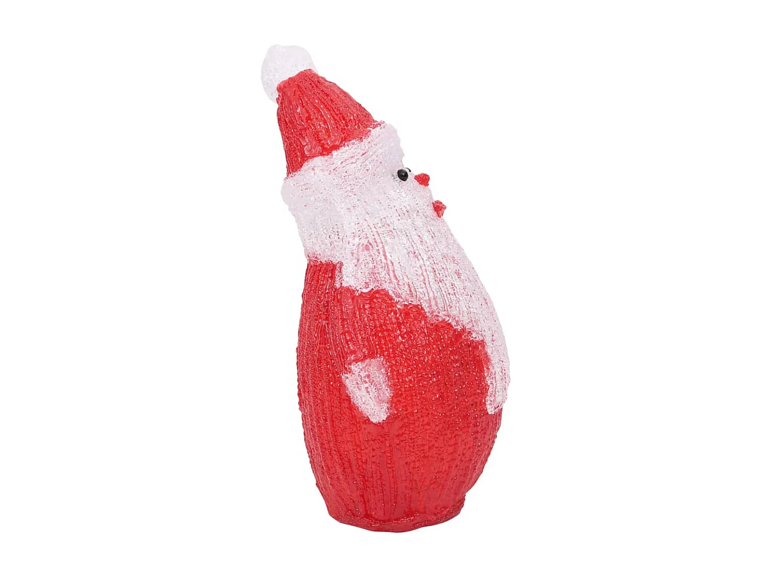 Babbo Natale LED in Acrilico per Interno ed Esterno 28 cm
