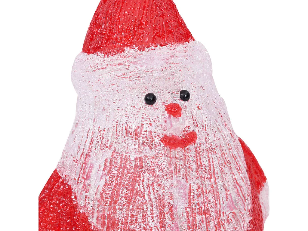Silhouette de Père Noël LED Acrylique Intérieur/extérieur 28 cm