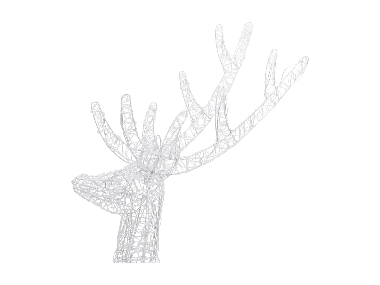 Renne de Noël XXL Acrylique 250 LED 180 cm Coloré