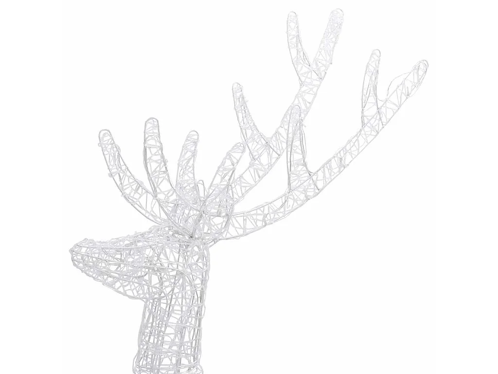 Renne de Noël XXL Acrylique 250 LED 180 cm Coloré