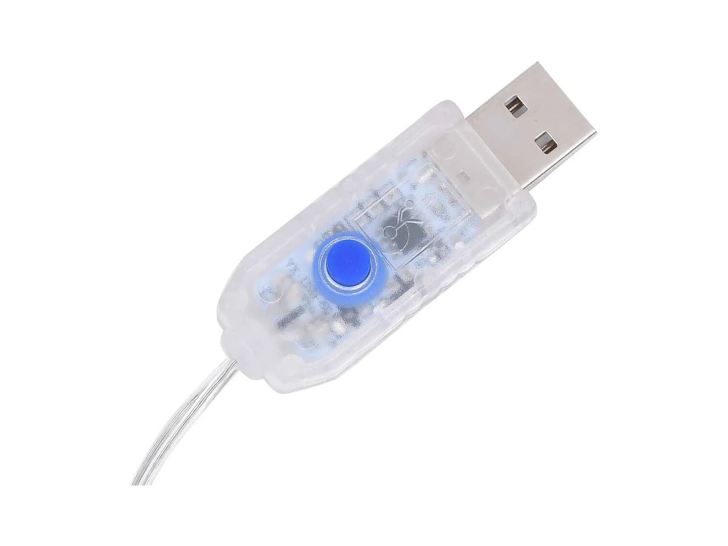 Guirlande lumineuse à étoiles LED 200LED Blanc chaud 8fonctions