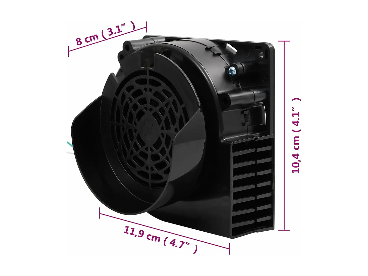 Guirlande lumineuse à LED avec 66 LED et ventilateur 660 cm