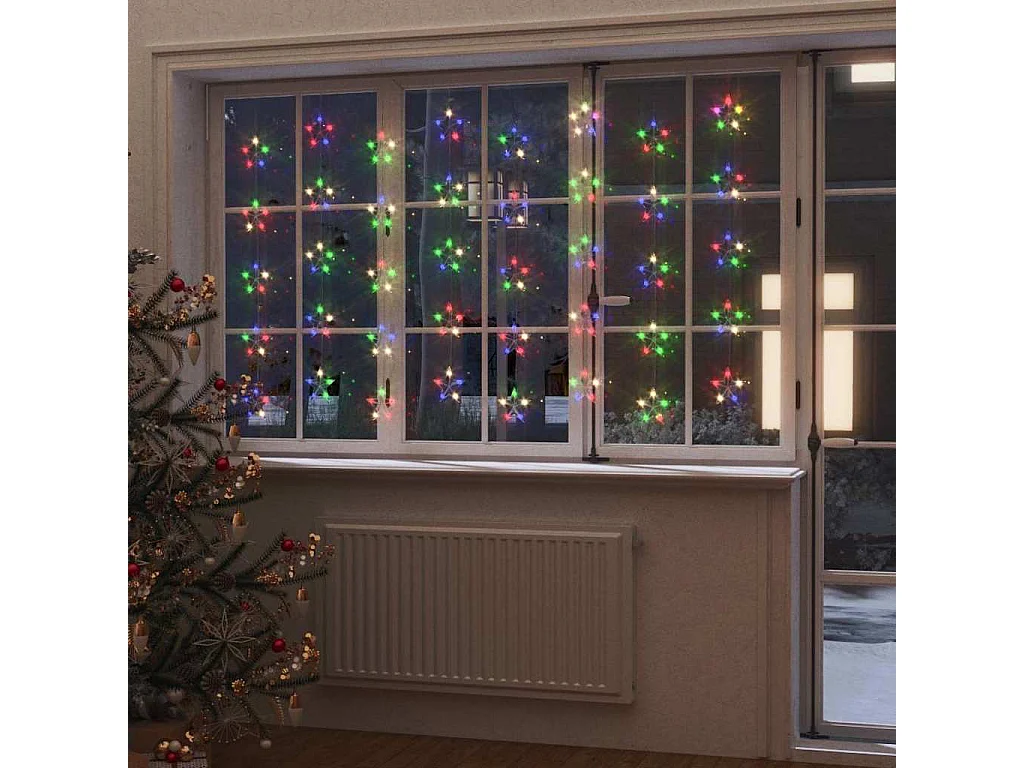 Guirlande lumineuse à étoiles LED 200 LED Coloré 8 fonctions