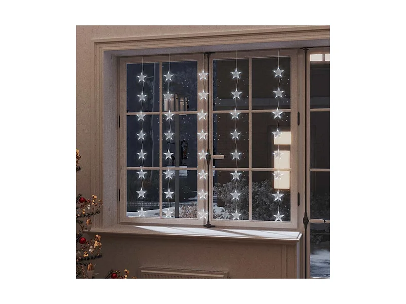 Guirlande lumineuse à étoiles LED 200 LED Blanc 8 fonctions