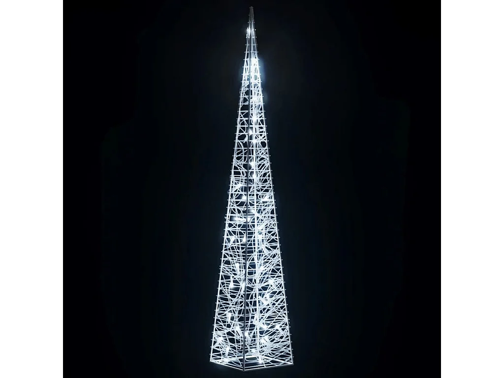 Cône lumineux décoratif à LED Acrylique Blanc froid 90 cm