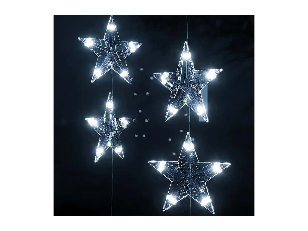 Guirlande lumineuse à étoiles LED 500 LED Blanc 8 fonctions