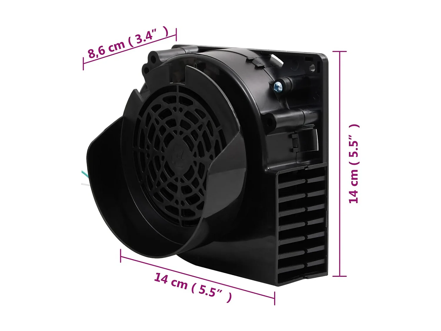 Tira de luces con 110 LED y ventilador 1100 cm