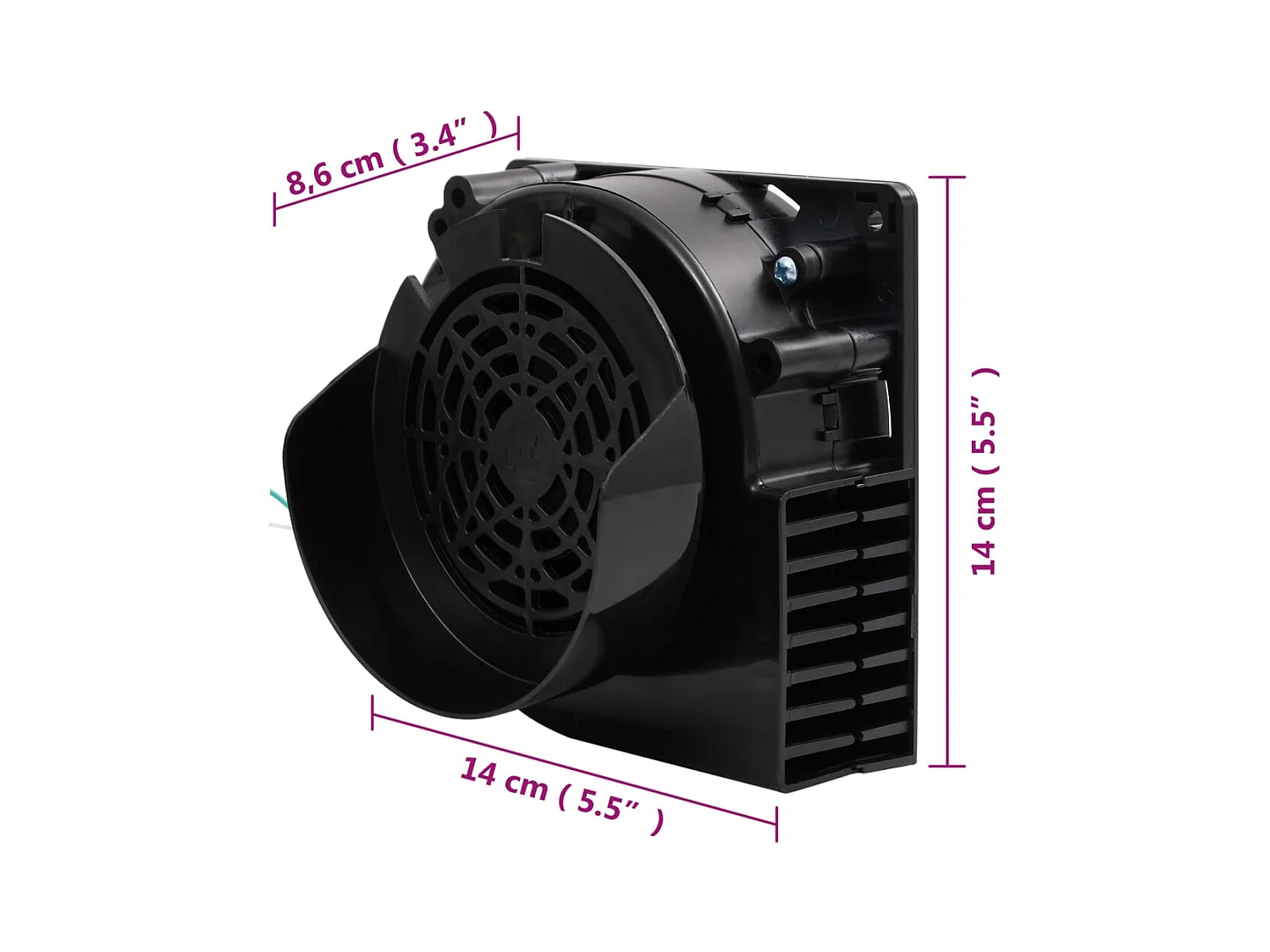 LED-Lichterkette mit 110 LEDs und Gebläse 1100 cm