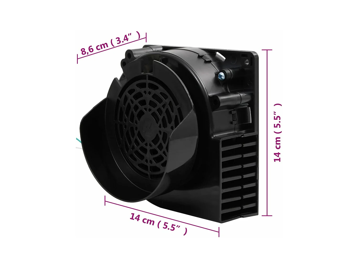 LED-Lichterkette mit 110 LEDs und Gebläse 1100 cm