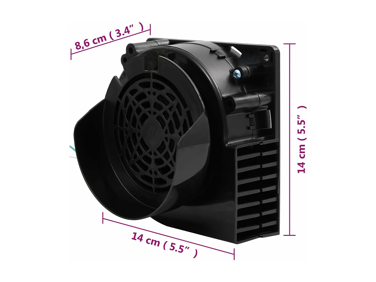 Guirlande lumineuse à LED avec 110 LED et ventilateur 1100 cm