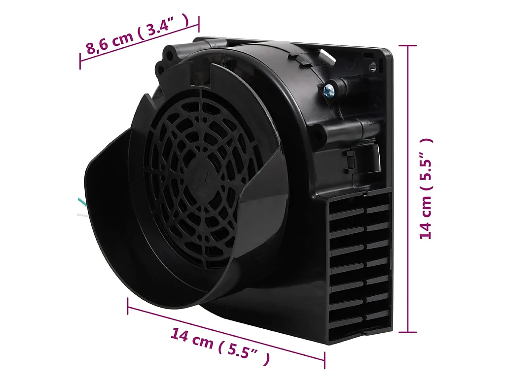 Guirlande lumineuse à LED avec 110 LED et ventilateur 1100 cm