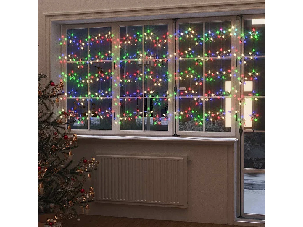 Guirlande lumineuse à étoiles LED 500 LED Coloré 8 fonctions
