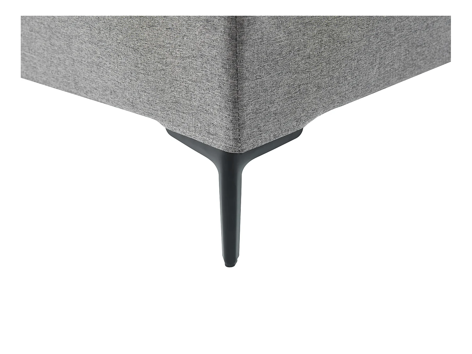 Somier tapizado 180 x 200 cm desenfundable - Gris - ISANI de YSMÉE