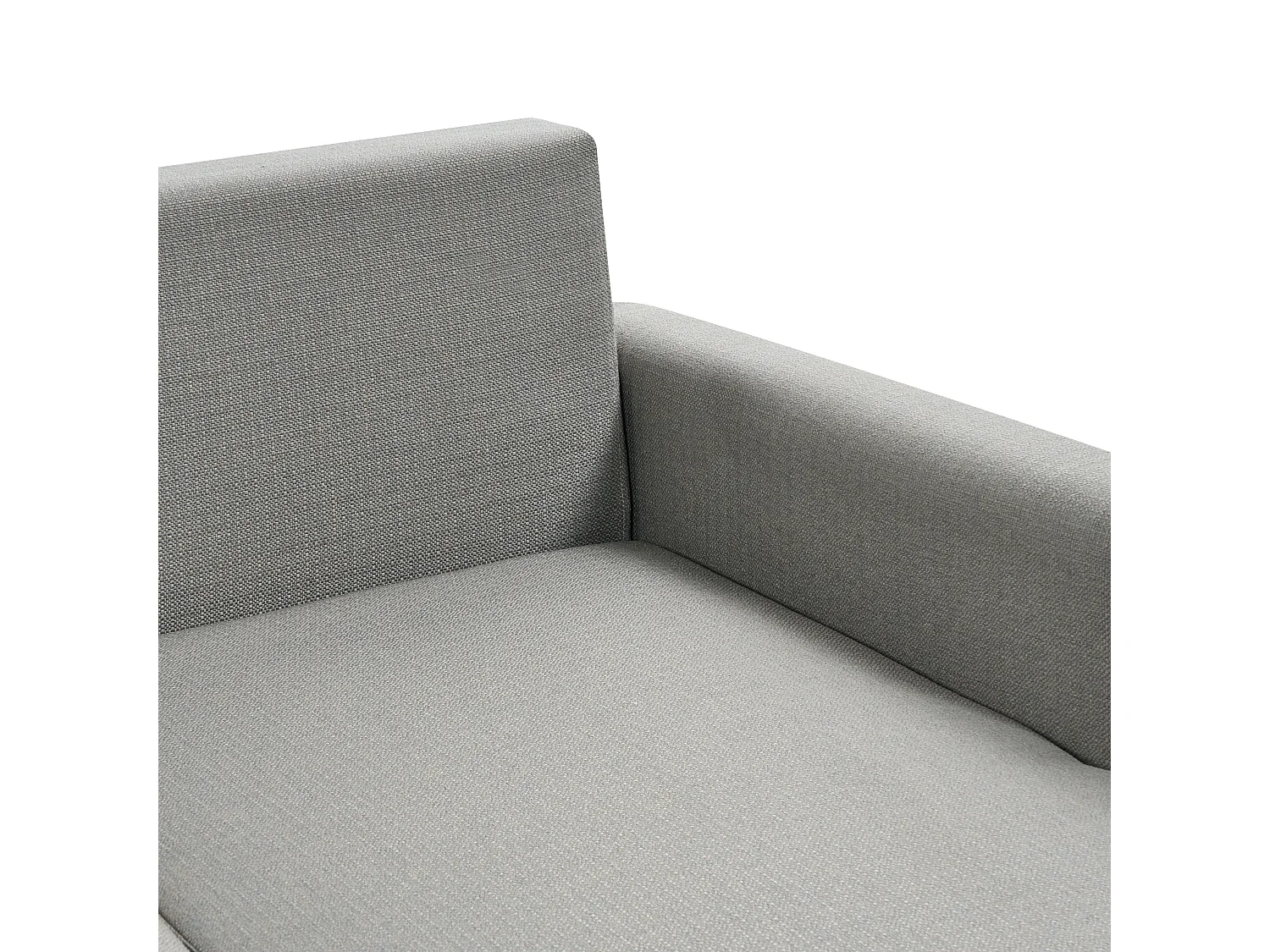 Sofa rozkładana SIRO Szary ze schowkiem dla 3 osób Lewostronny