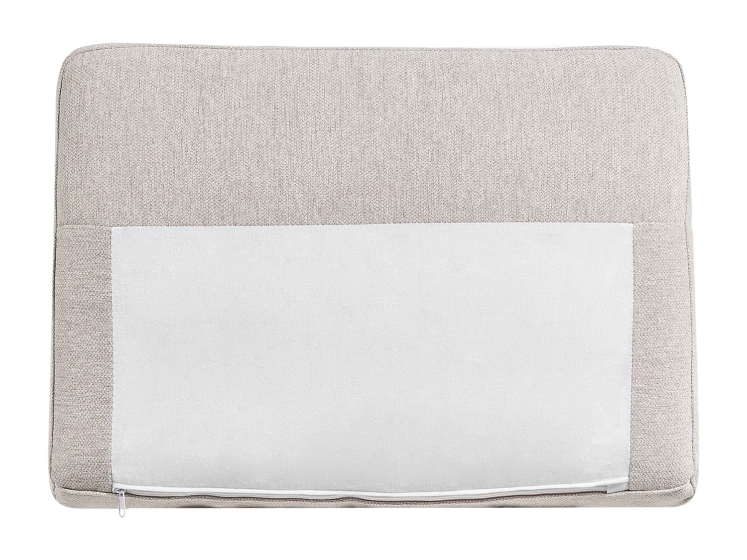 Divano angolare BREDA Tessuto Beige chiaro 4 posti Lato destro