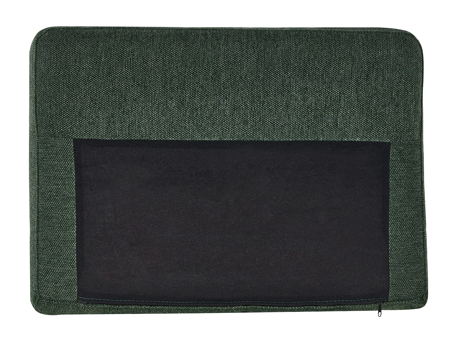 Canapé d'Angle Moderne Vert Foncé Côté Droit 4 Places avec Pieds en Métal Noir Breda