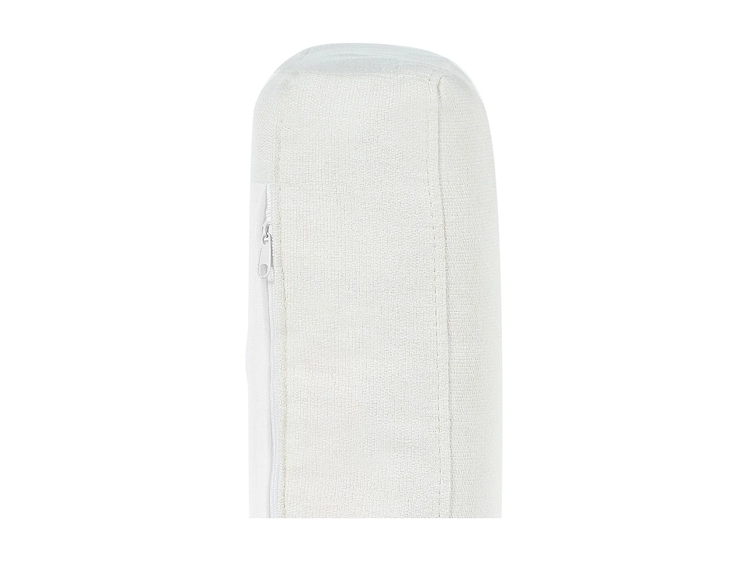 Hoekbank 4-zits stof wit rechtszijdig BREDA