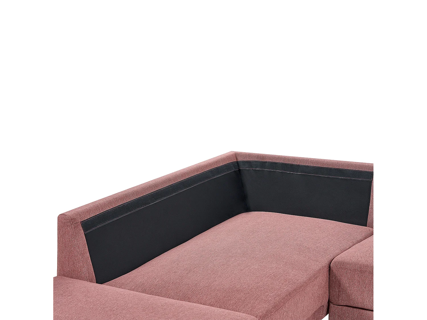 Narożnik BREDA Różowy dla 4 osób Prawostronny