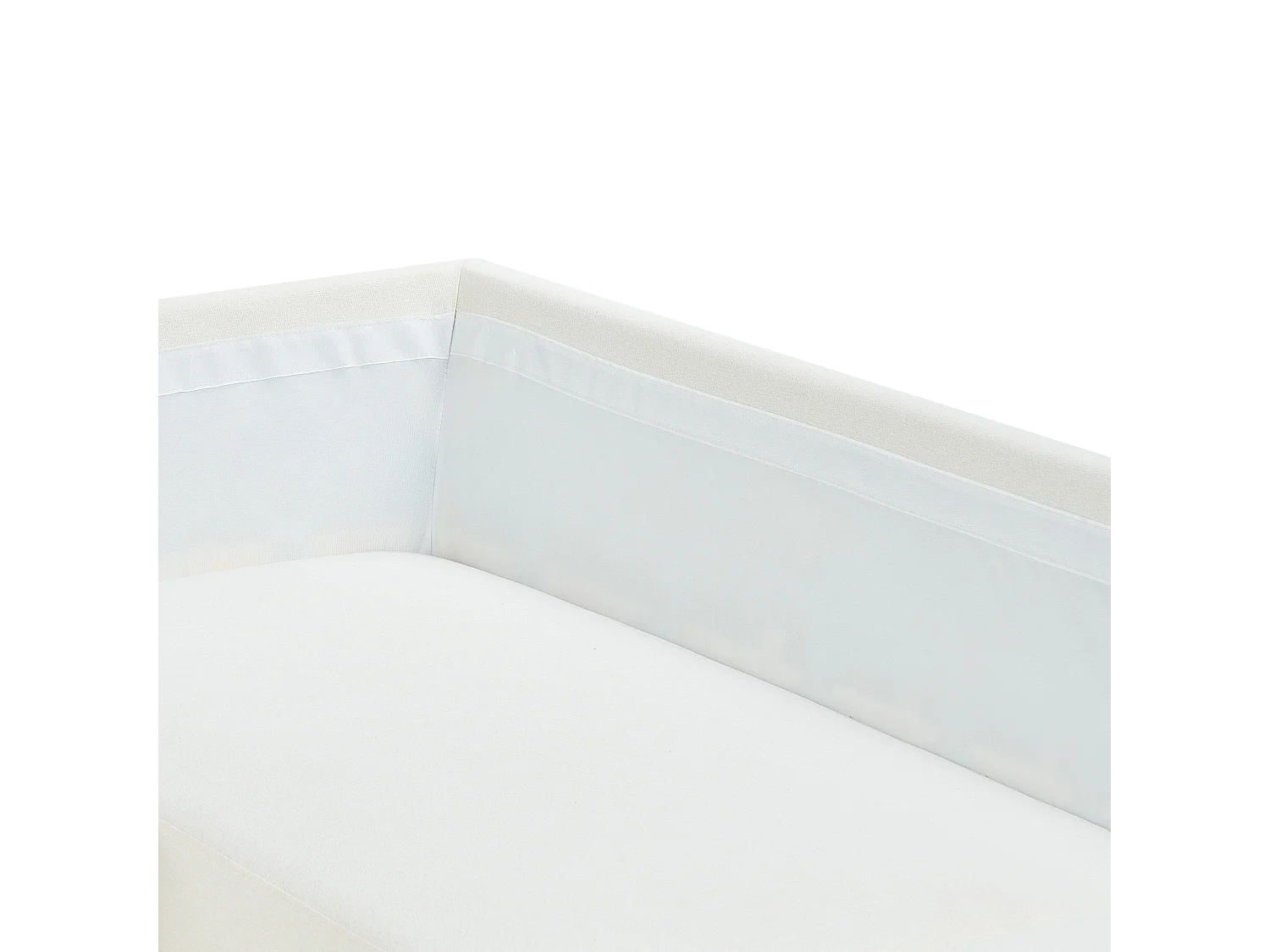 Divano angolare BREDA Tessuto Bianco sporco Sinistra