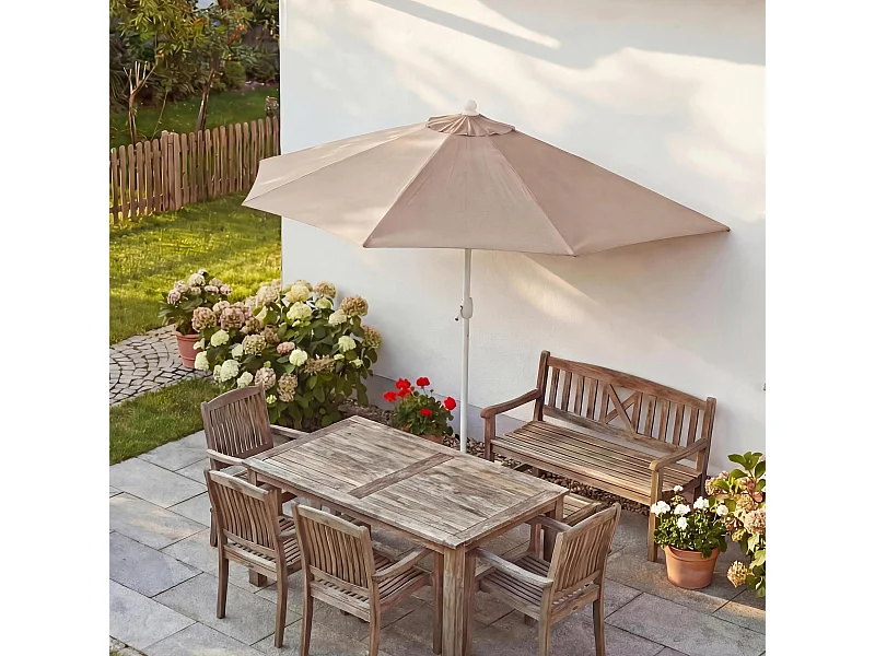 Sonnenschirm Lorca, 300cm creme ohne Ständer