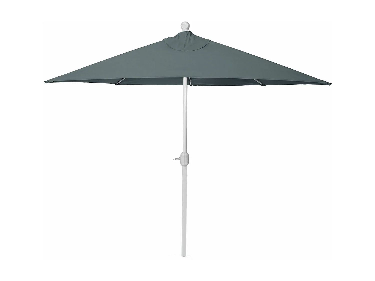Parasol Lorca I halfronde UV 50+,  300cm antraciet zonder voet