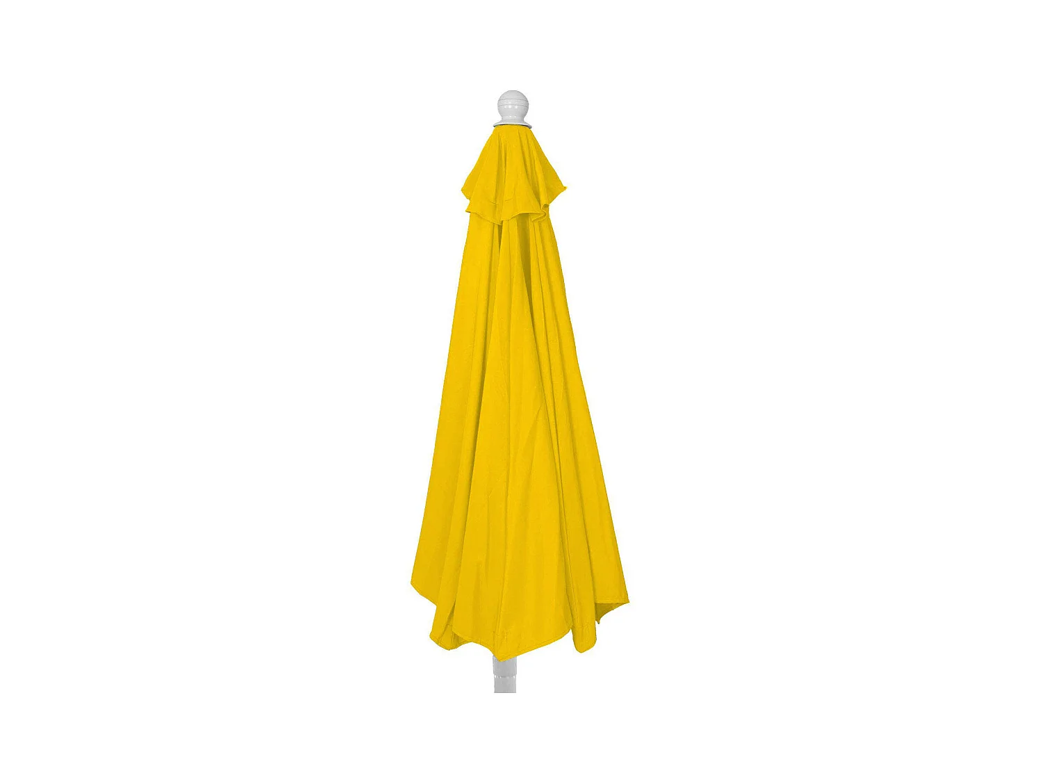 Parasol Lorca I semi-circulaire UV 50,  270cm jaune avec support