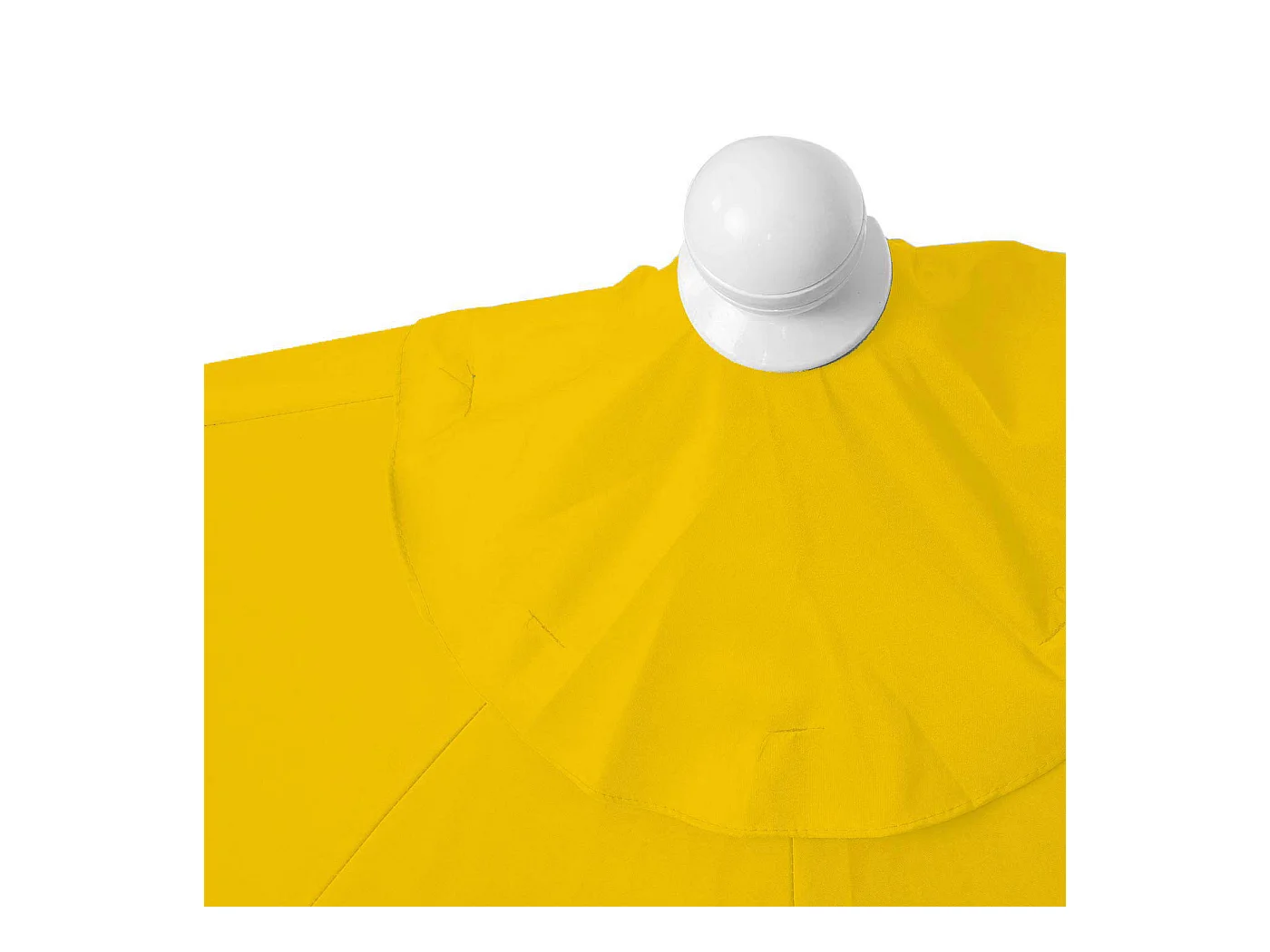 Parasol Lorca I semi-circulaire UV 50,  270cm jaune avec support