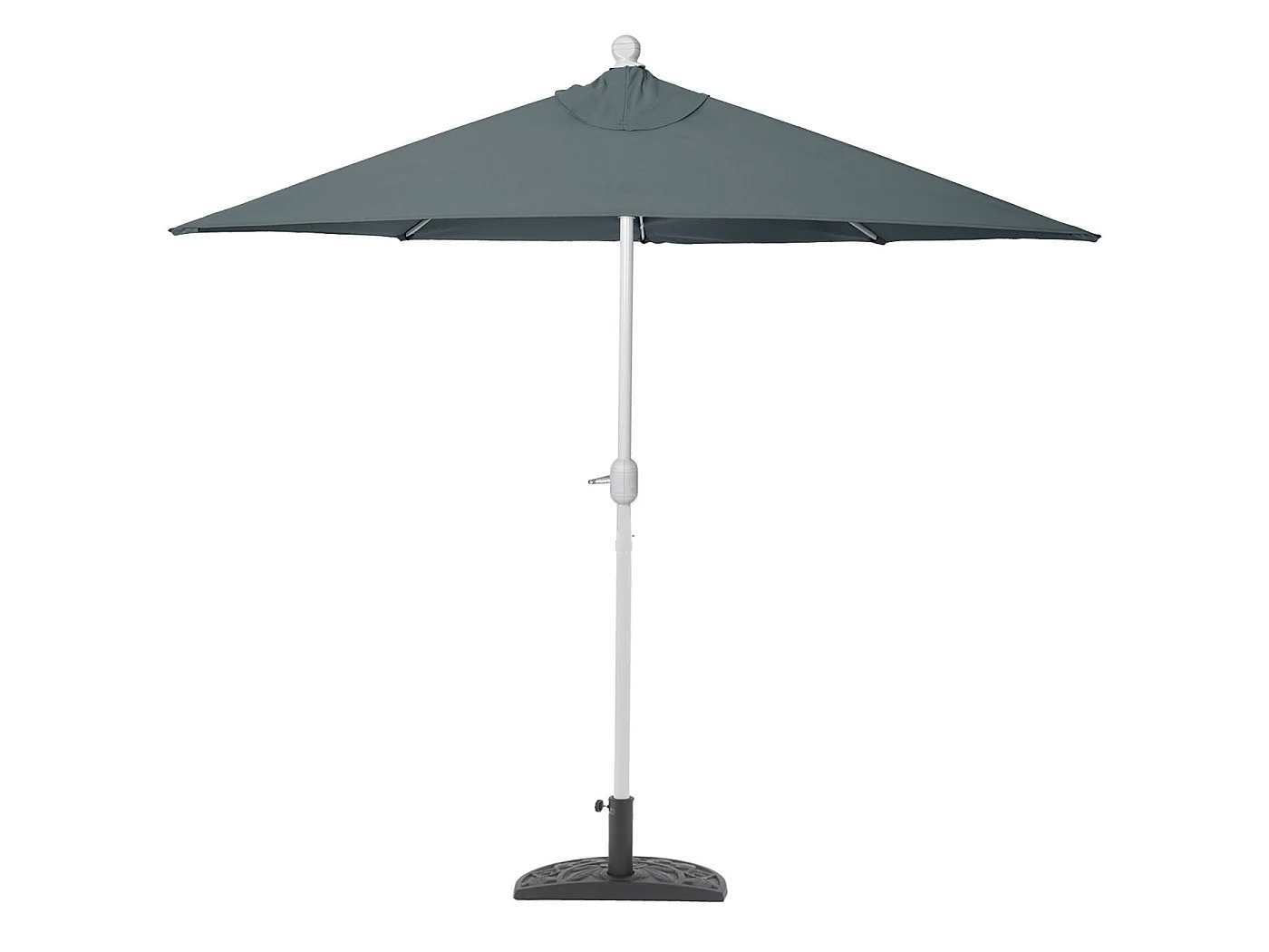 Parasol ogrodowy Lorca I,  270 cm antracytowy z podstawą