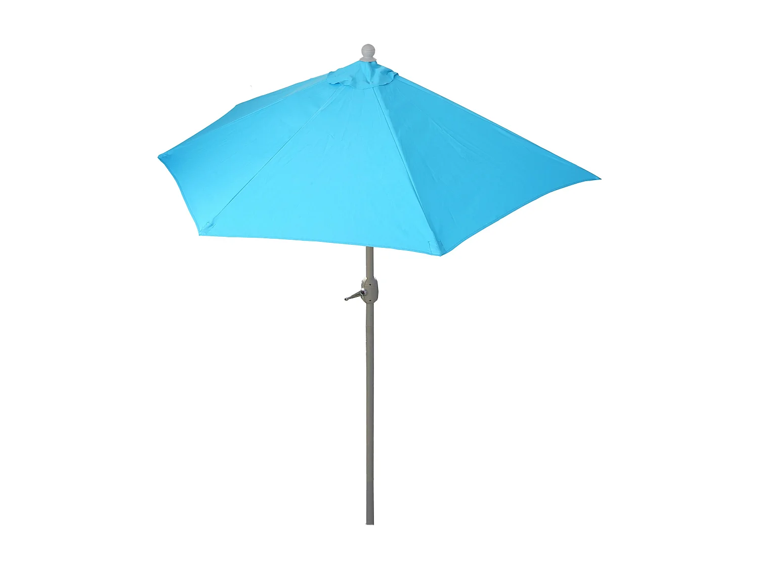 Parasol Lorca I półokrągły UV 50+,  300cm turkusowy bez stojaka