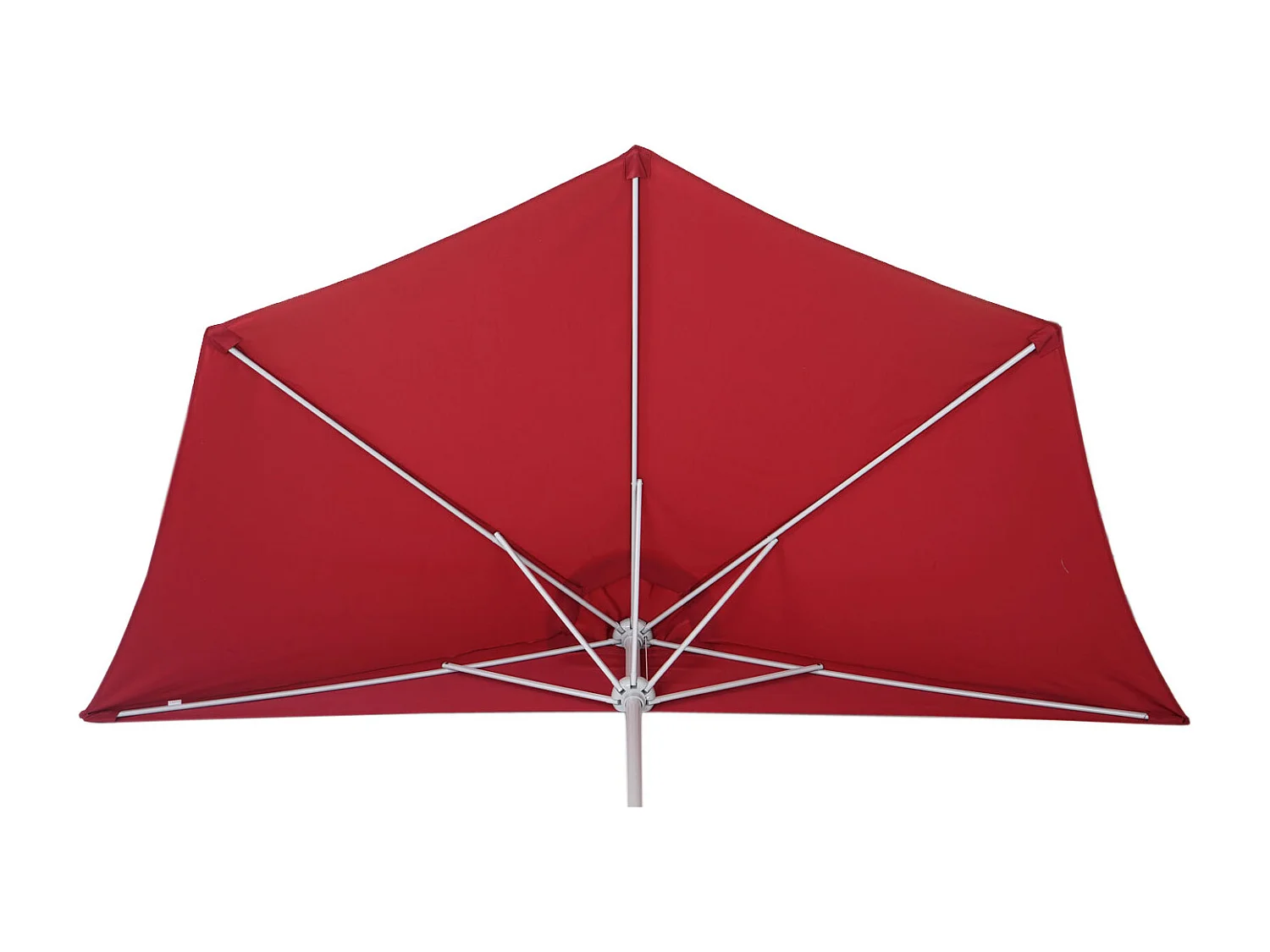 Parasol Lorca II,  300 cm bordeauxrood met standaard