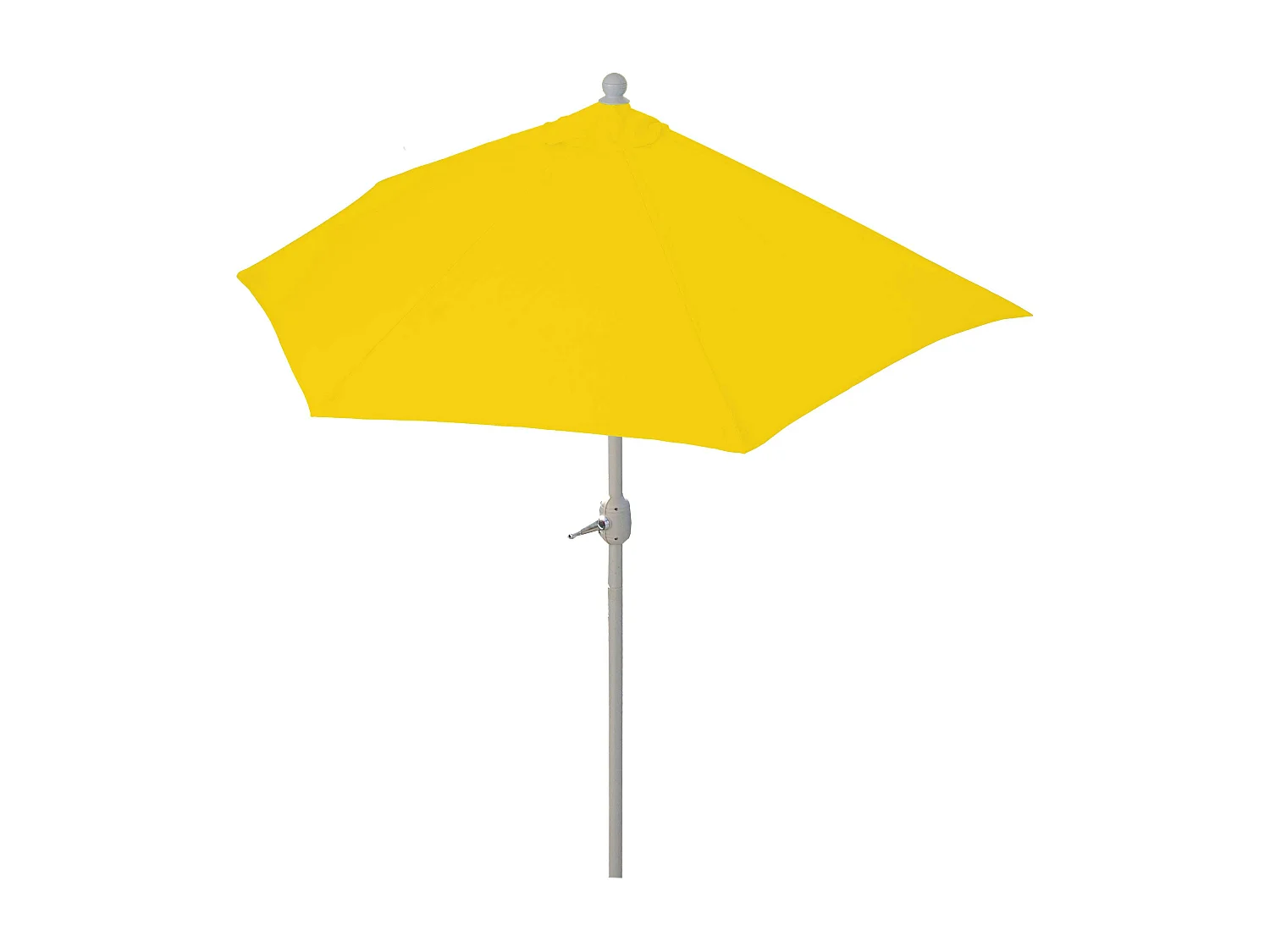 Parasol Lorca I halfrond UV 50+,  300cm geel zonder voet