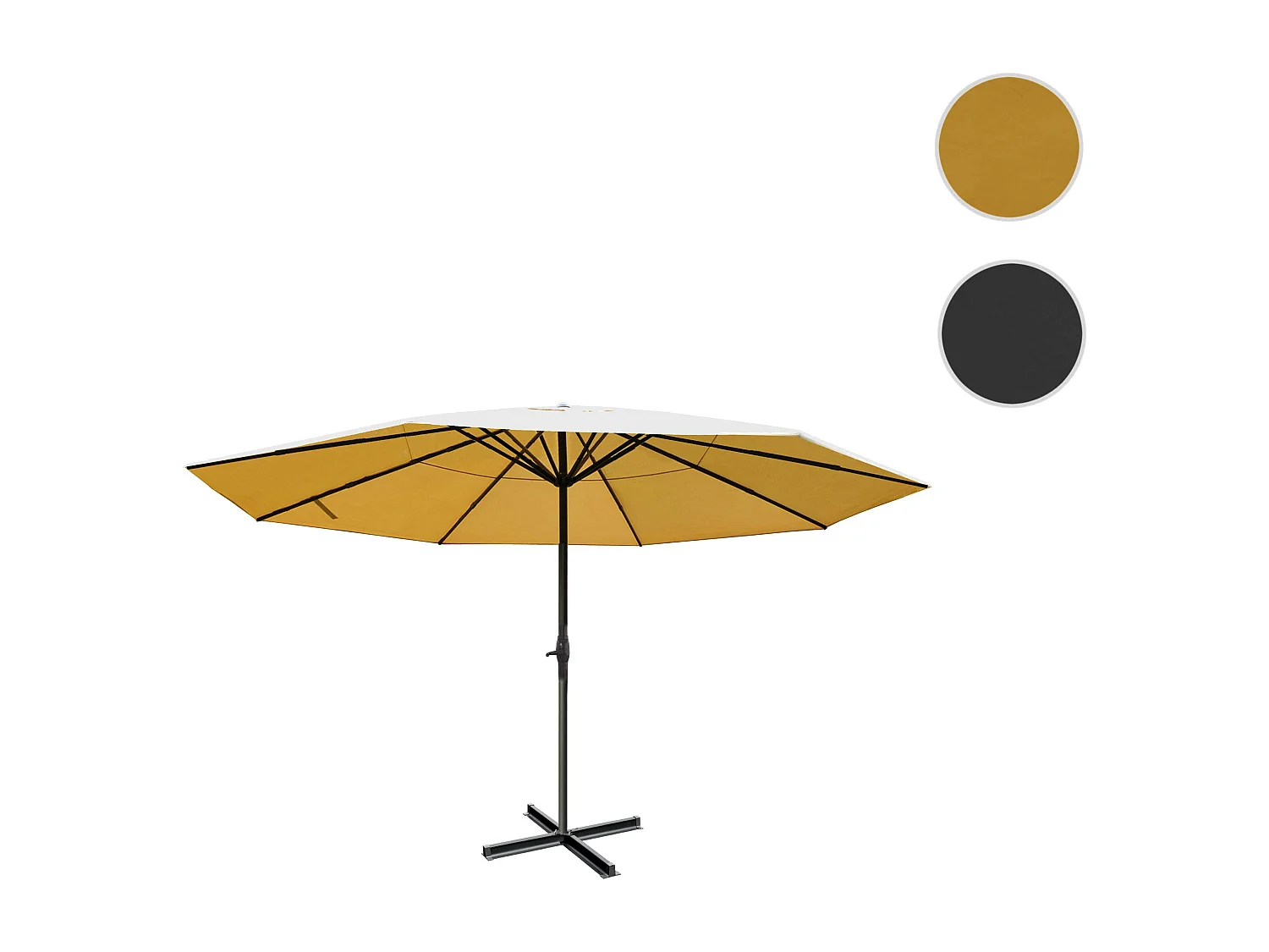 Parasol Carpi Pro,  kremowy bez stojaka