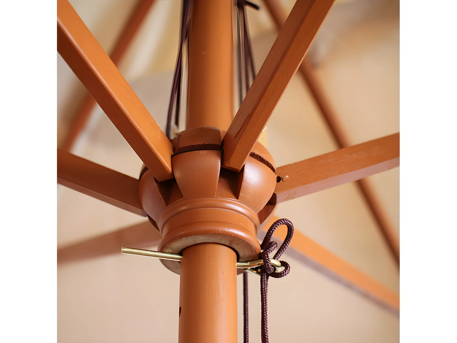 Parasol Lisbonne 2x3m,  crème