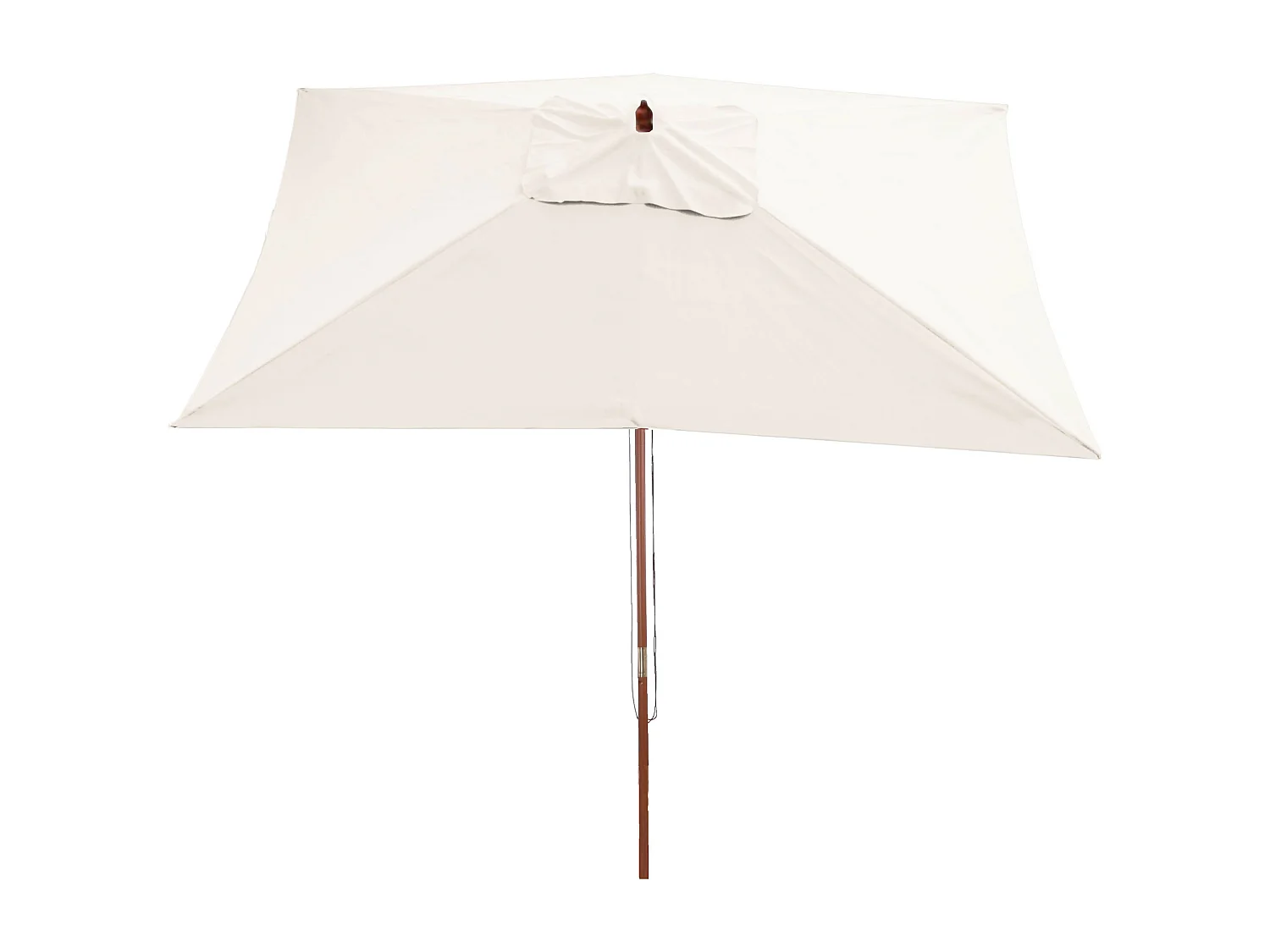 Parasol Lisbonne 2x3m,  crème