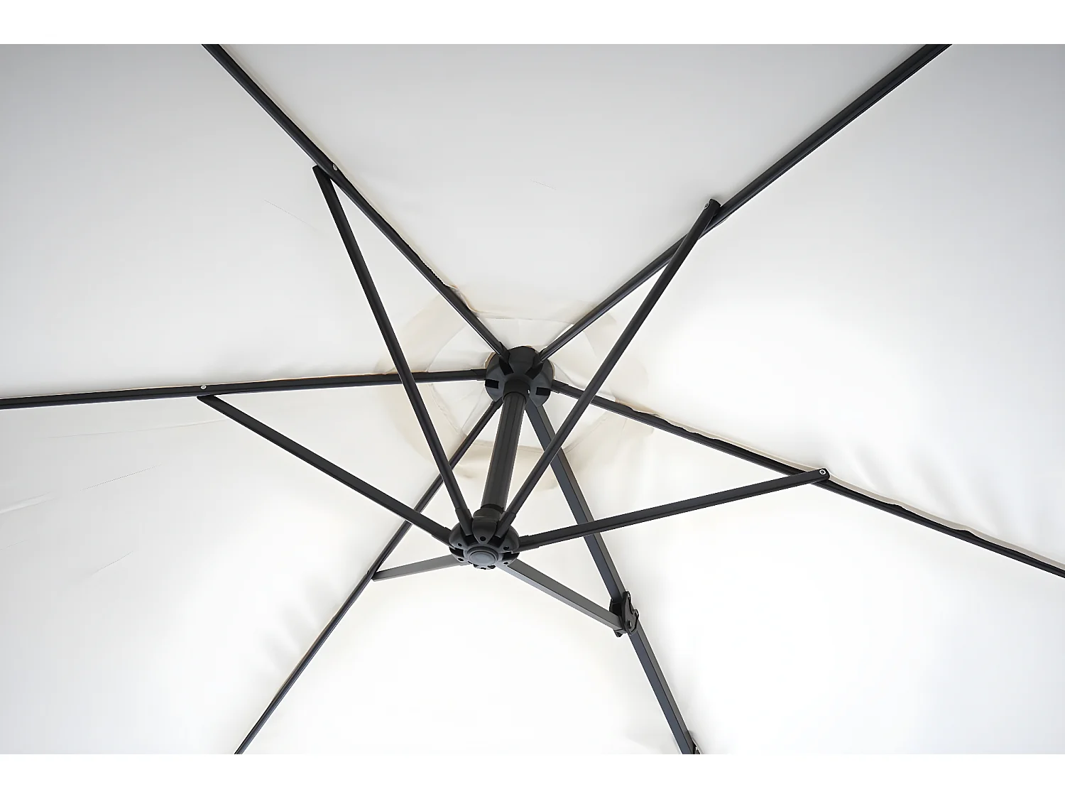 Wandscherm Acerra 3 m kantelbaar,  crème