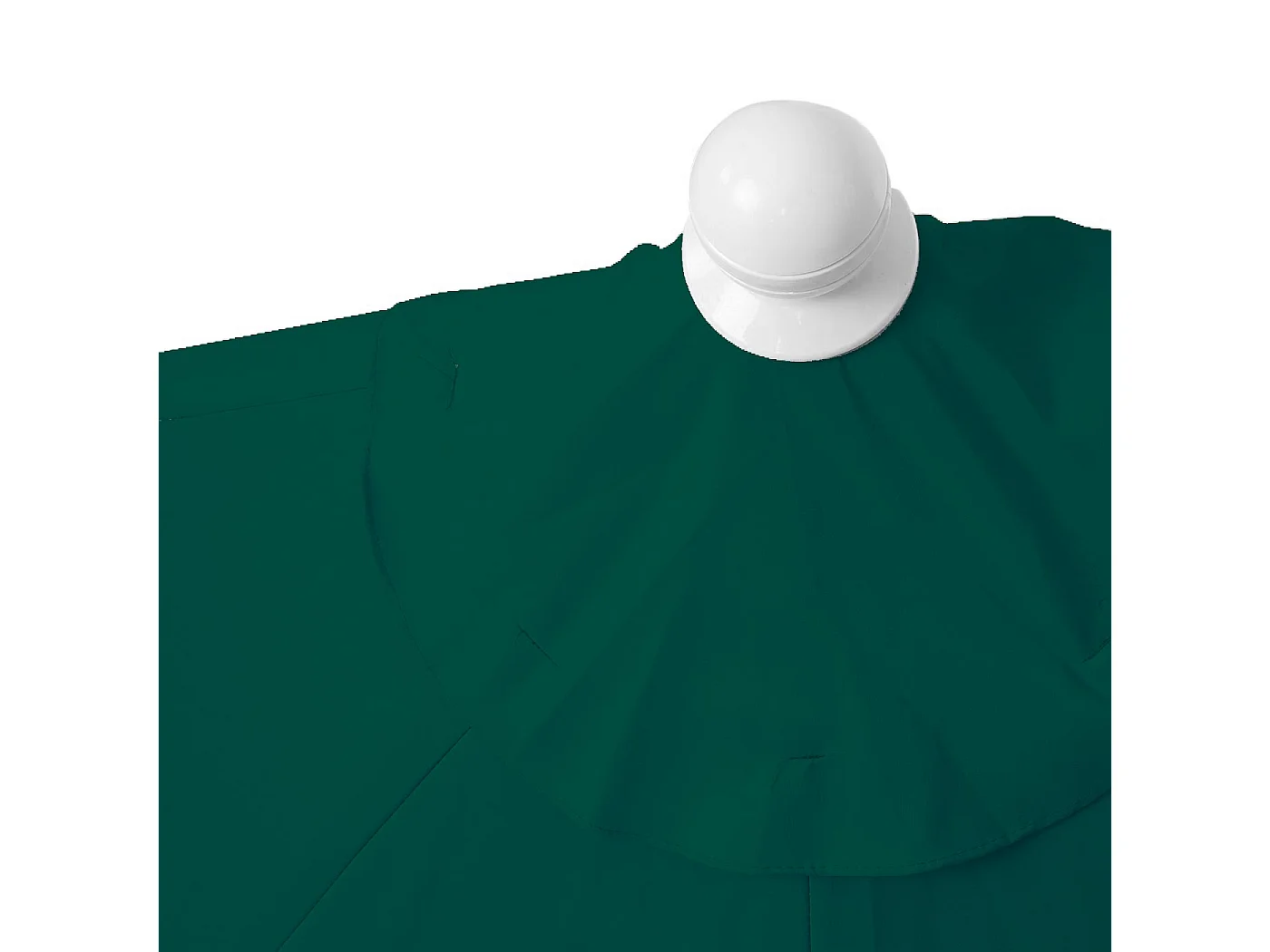 Ombrellone da parete balcone salvaspazio mezzaluna semicircolare Parla 145x285x252cm verde senza base