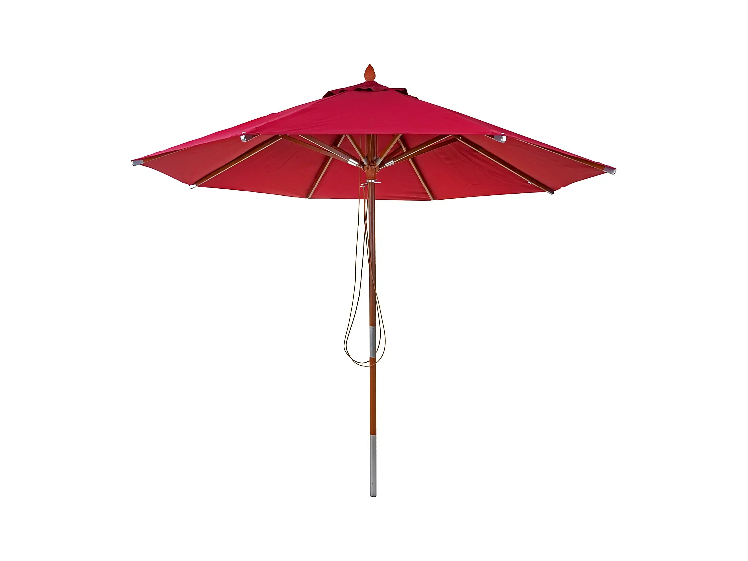 Gastronomie Parasol en bois MCW-C57,  bordeaux