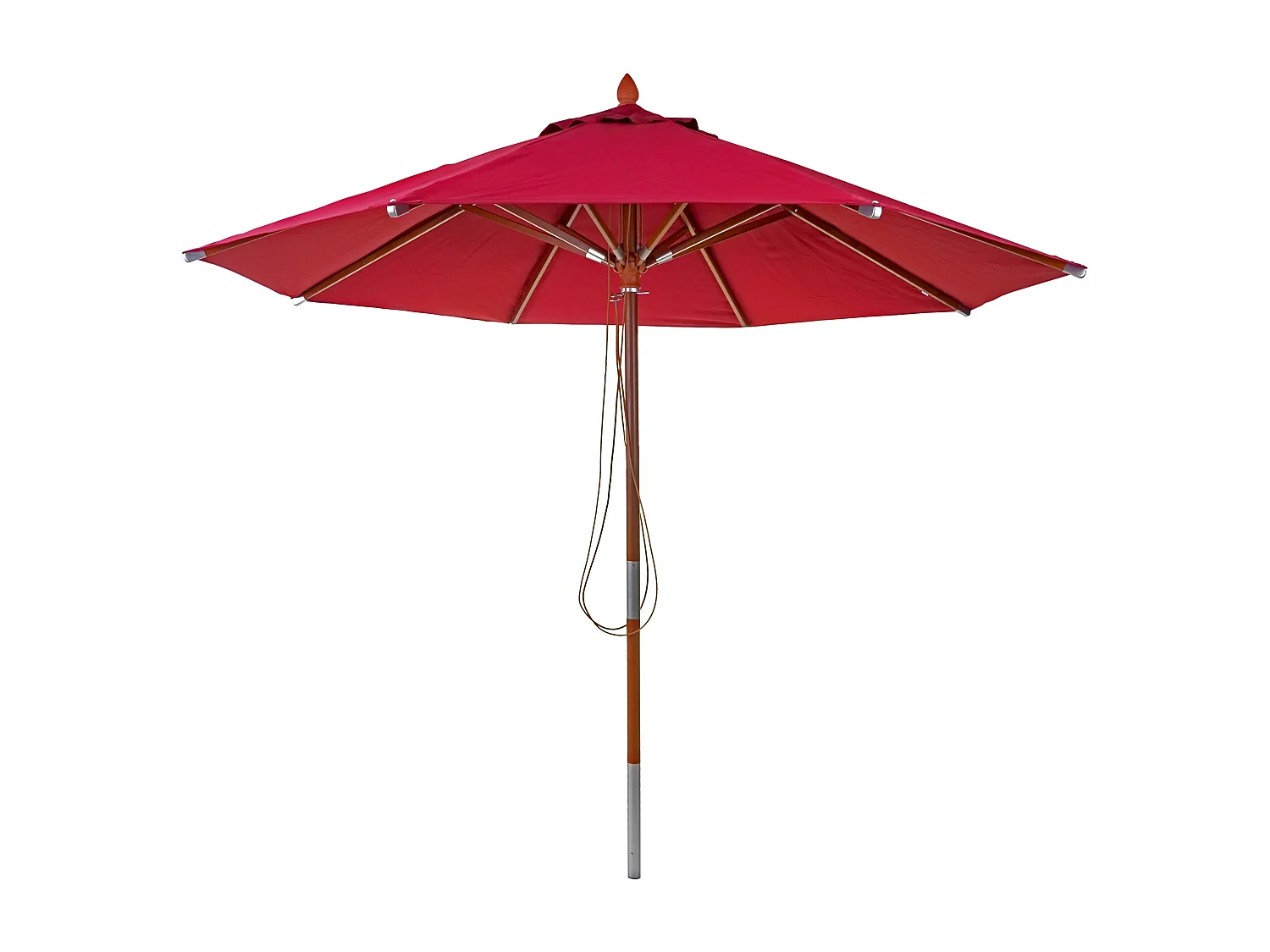 Gastronomie Parasol en bois MCW-C57,  bordeaux