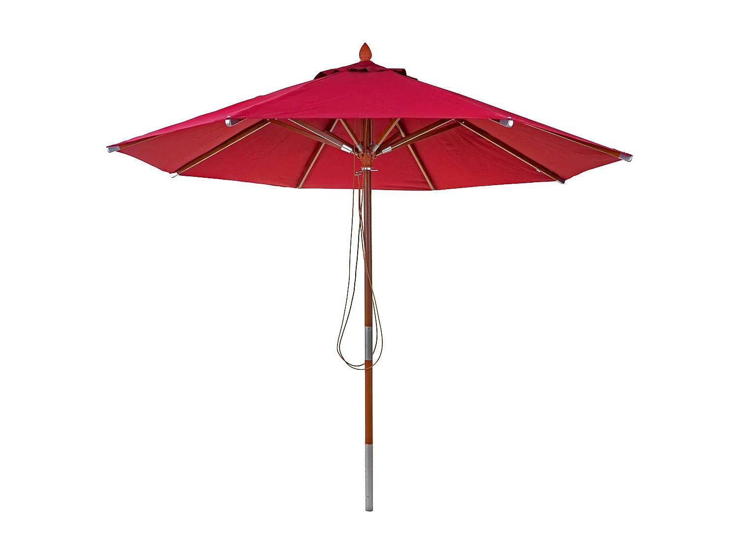 Gastronomie Parasol en bois MCW-C57,  bordeaux