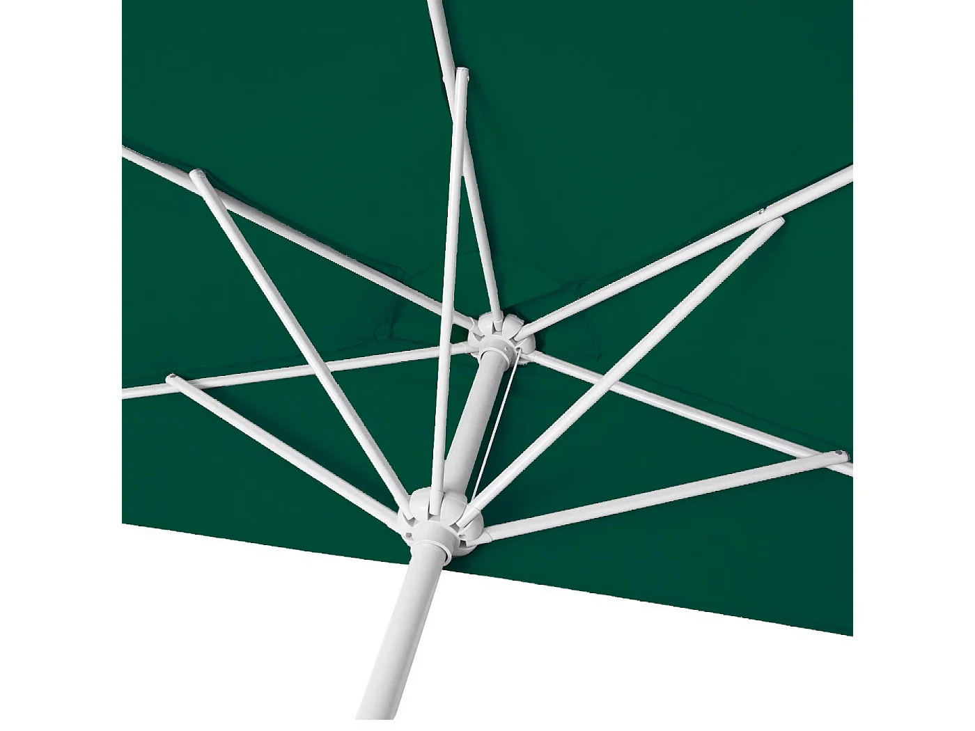 Parasol Lorca I halfrond UV 50+,  300cm groen met voet