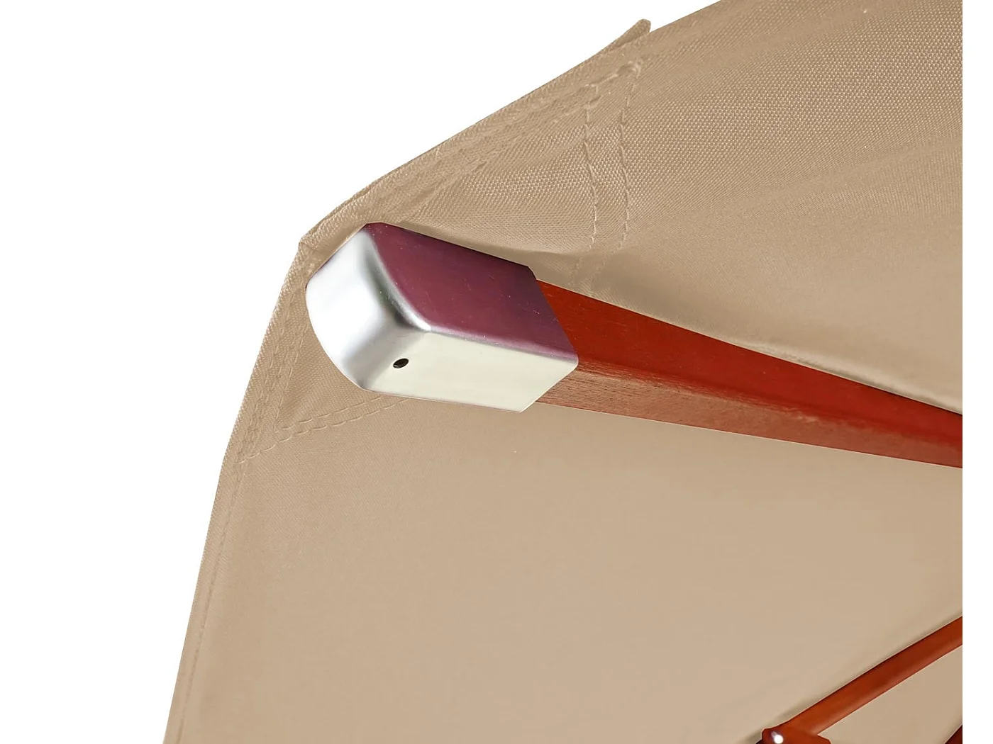 Gastronomie Parasol en bois MCW-C57,  crème