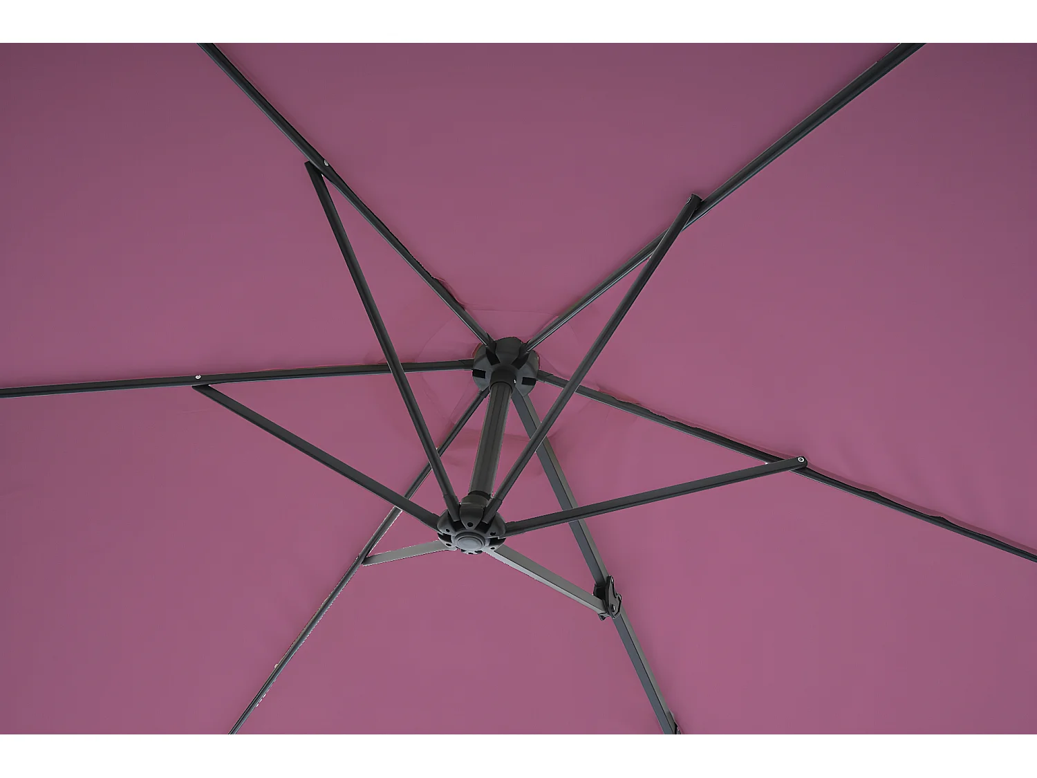 Wandscherm Acerra 3m kantelbaar,  lavendel-rood