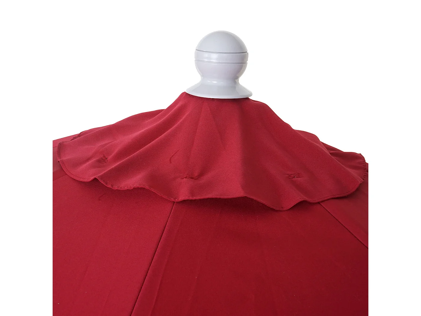 Parasol Lorca semi-circulaire 2,7m UV 50,  300cm bordeaux sans pied