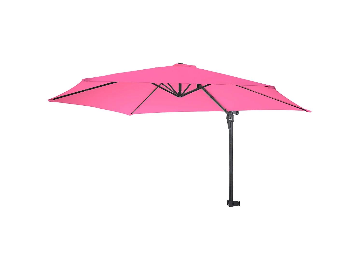 Wandscherm Acerra 3m kantelbaar,  roze-roze